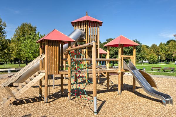 Playground Mulch Installation in El Paso