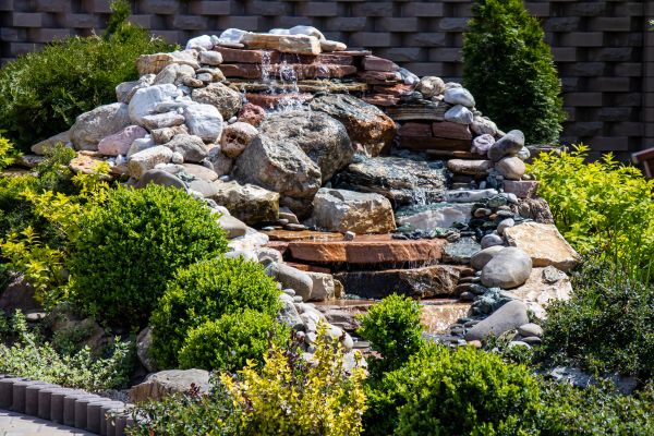 River Rock Landscaping in El Paso