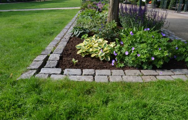 Flower Bed Mulching in El Paso