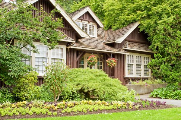 Log Home Landscaping in El Paso